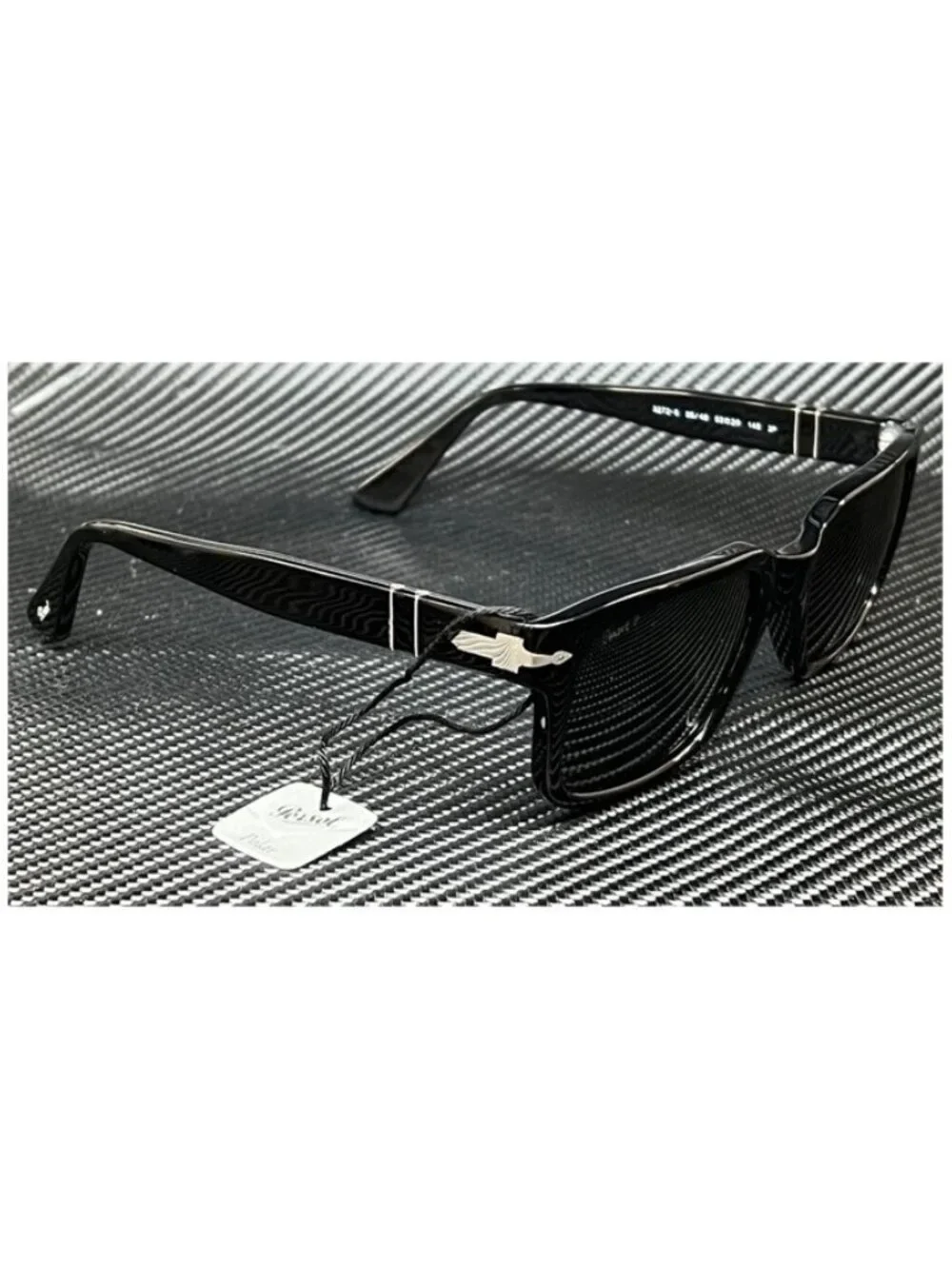 New Persol Men  Black Sunglasses  55- 20- 145